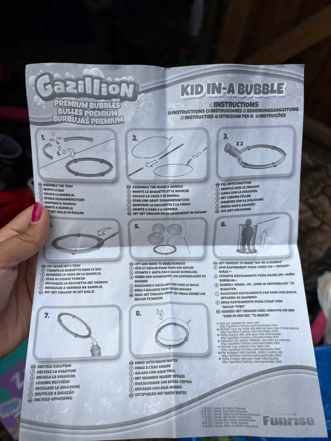 Gazillion Bubble Machine with Bubble Solution image indicator(5)