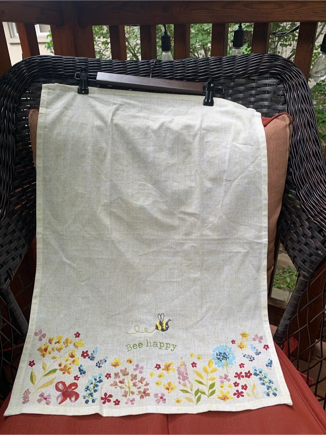 Cooksmart England Bee Happy Tea Towel thumbnail