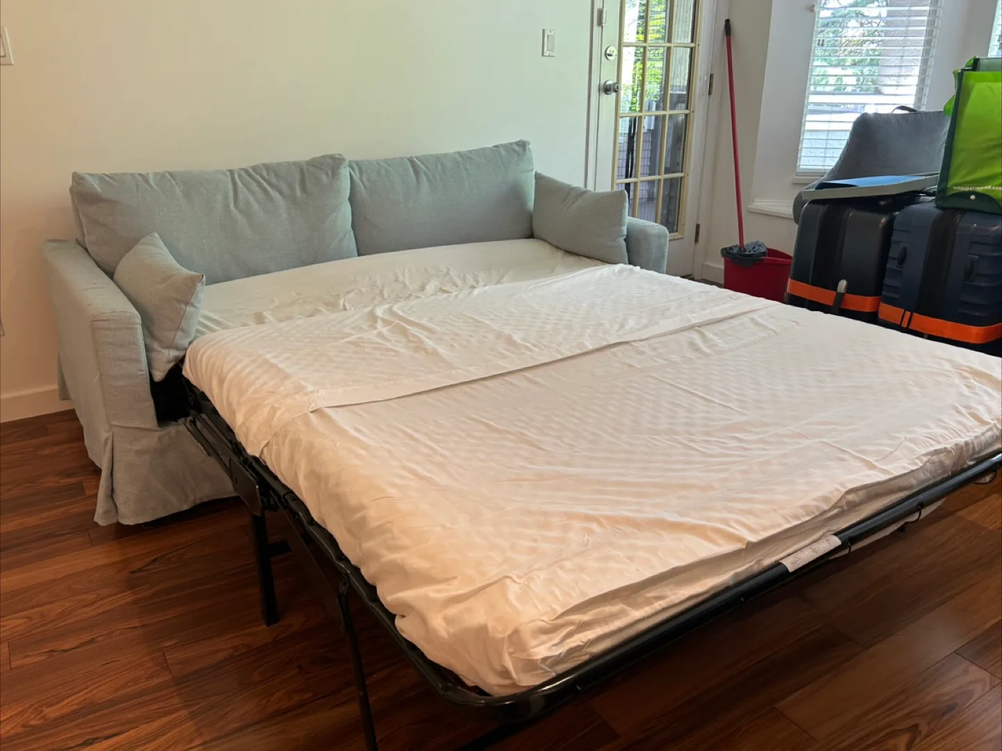 Light Blue Sofa Bed image indicator(4)