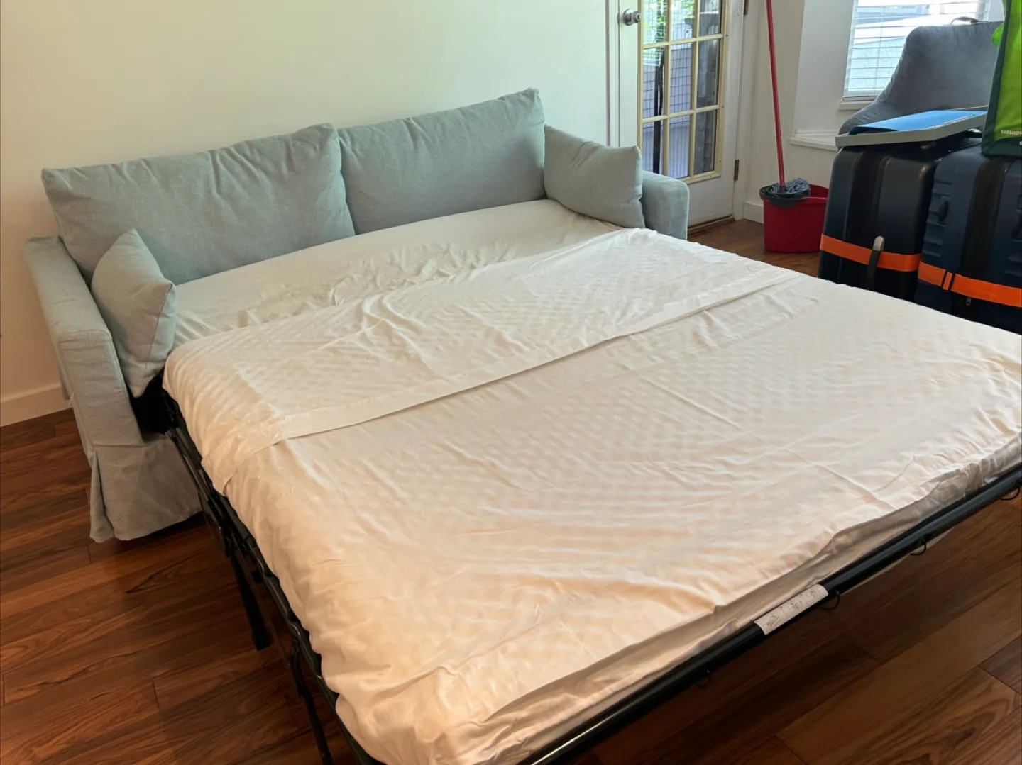 Light Blue Sofa Bed image indicator(3)