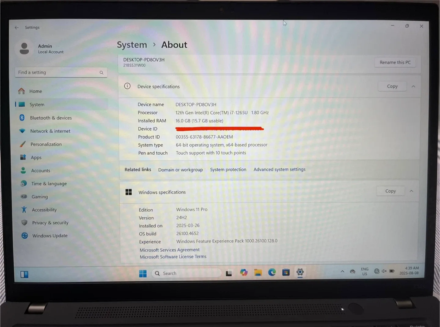 Lenovo T14s Gen 3 Laptop - i7 image indicator(3)