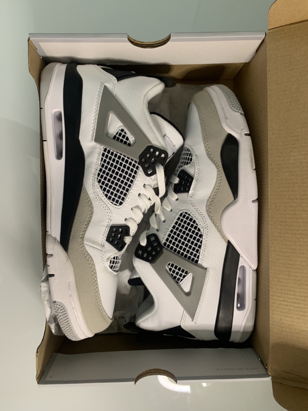 Jordan Air 4 Retro Military Black Size 10