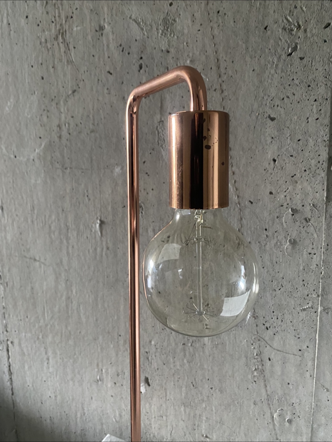 EQ3 Metro Table Lamp - Copper & Marble