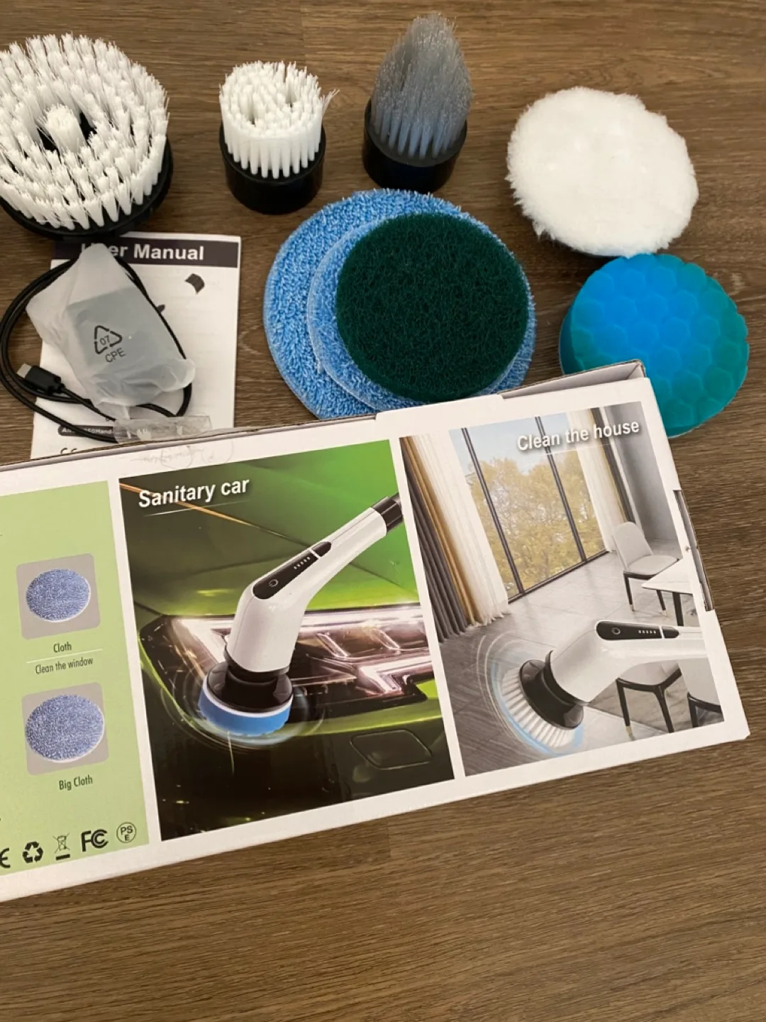 Leebein 8 in 1 Electric Cleaning Brush image indicator(4)