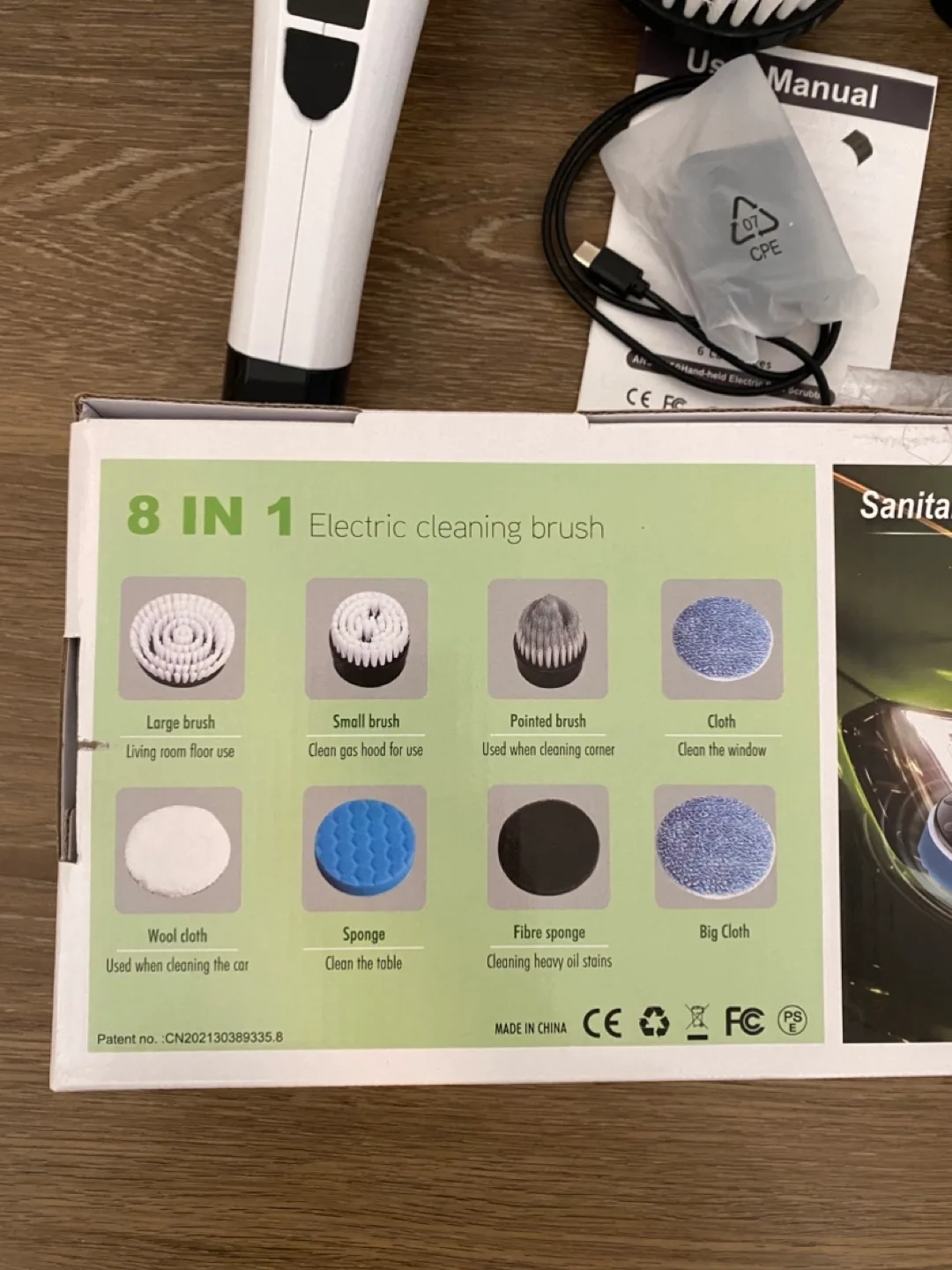 Leebein 8 in 1 Electric Cleaning Brush image indicator(3)