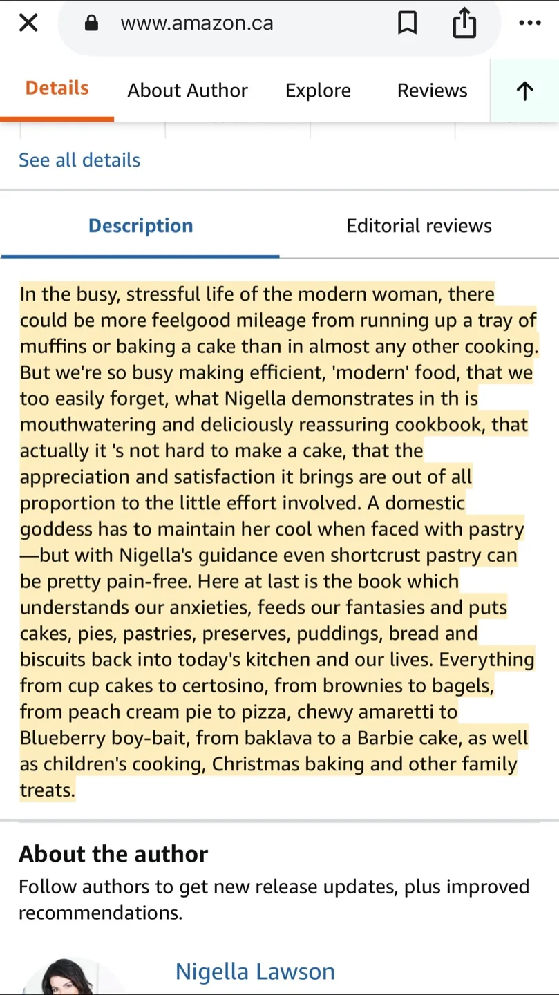 Nigella Lawson - How to Be a Domestic Goddess Cookbook image indicator(3)