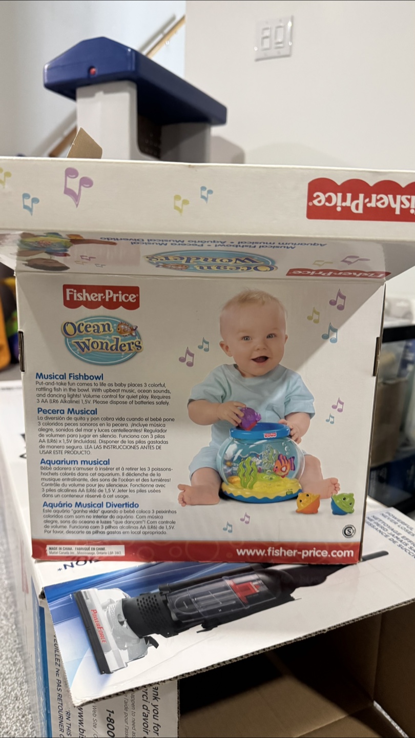 Fisher-Price Ocean Wonders Musical Fishbowl - photo 2