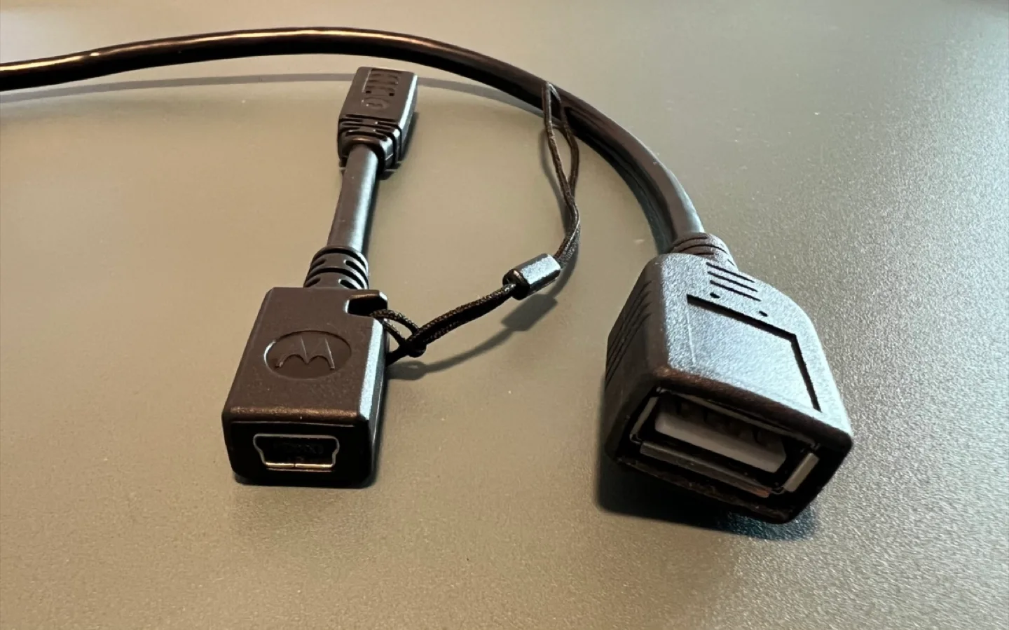 Micro USB to Mini USB and USB female Adapter Cable for Devices image indicator(3)