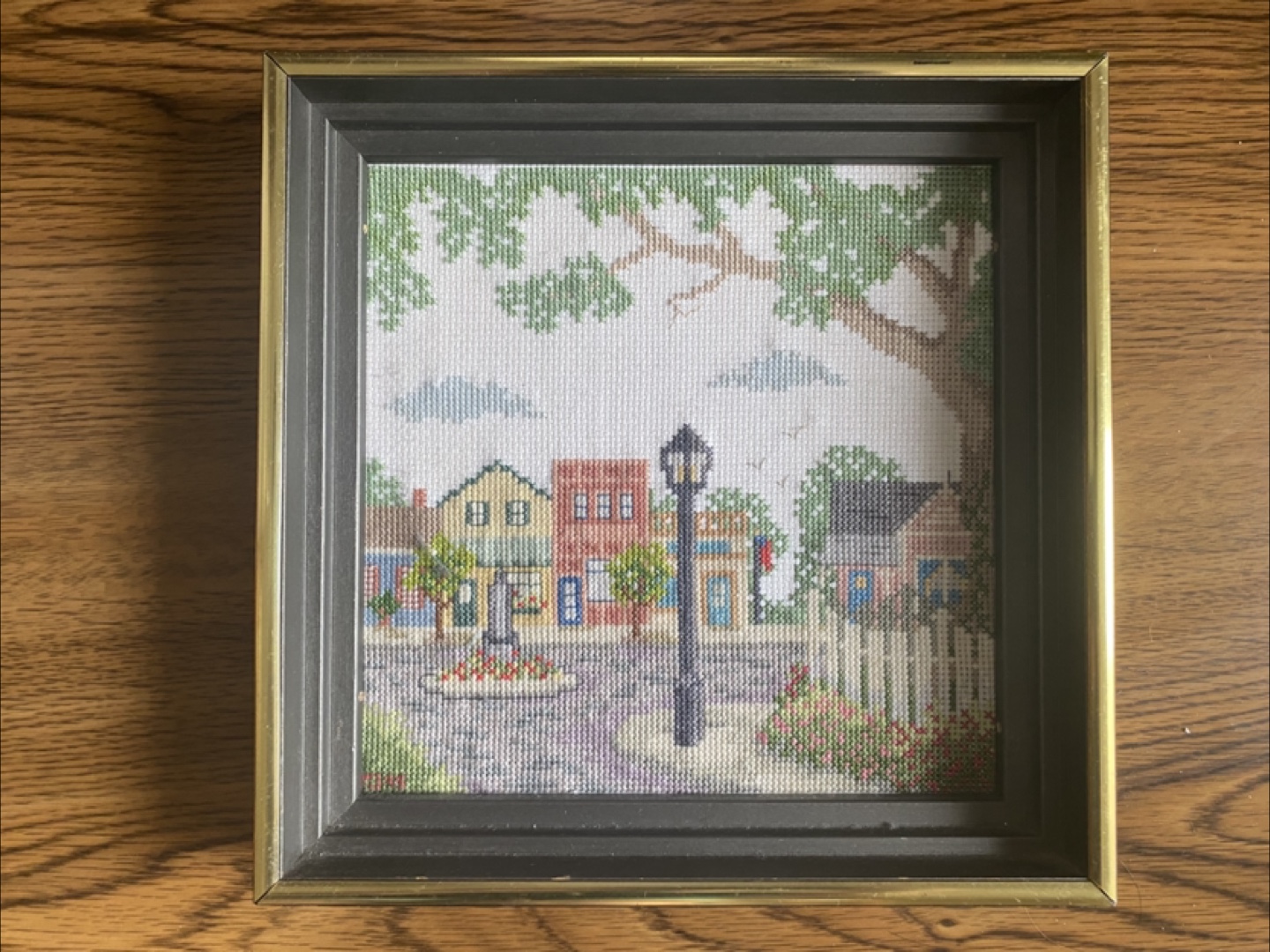 Framed Needlepoint Art