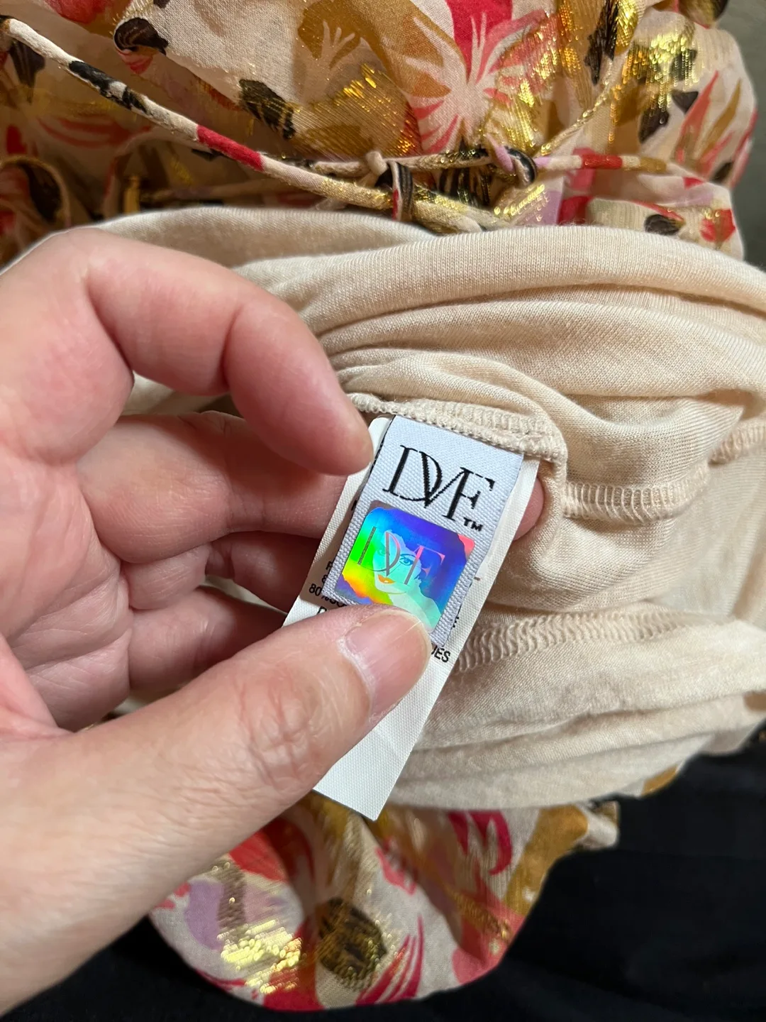 Diane von Furstenberg Floral Blouse image indicator(5)