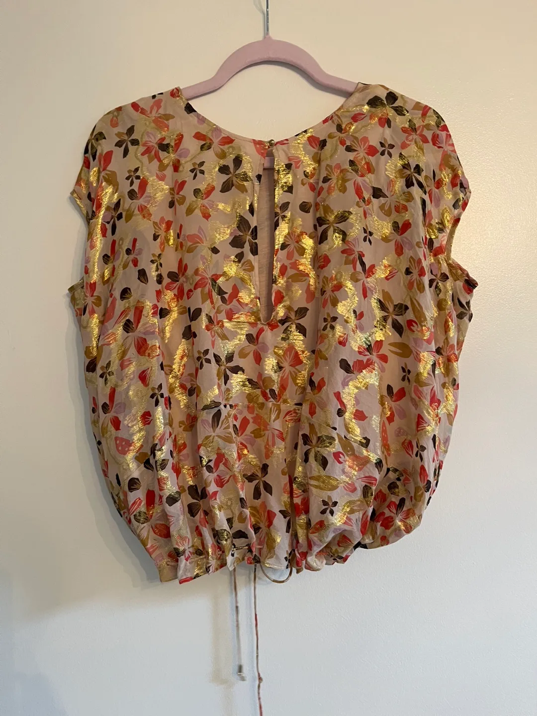 Diane von Furstenberg Floral Blouse image indicator(3)