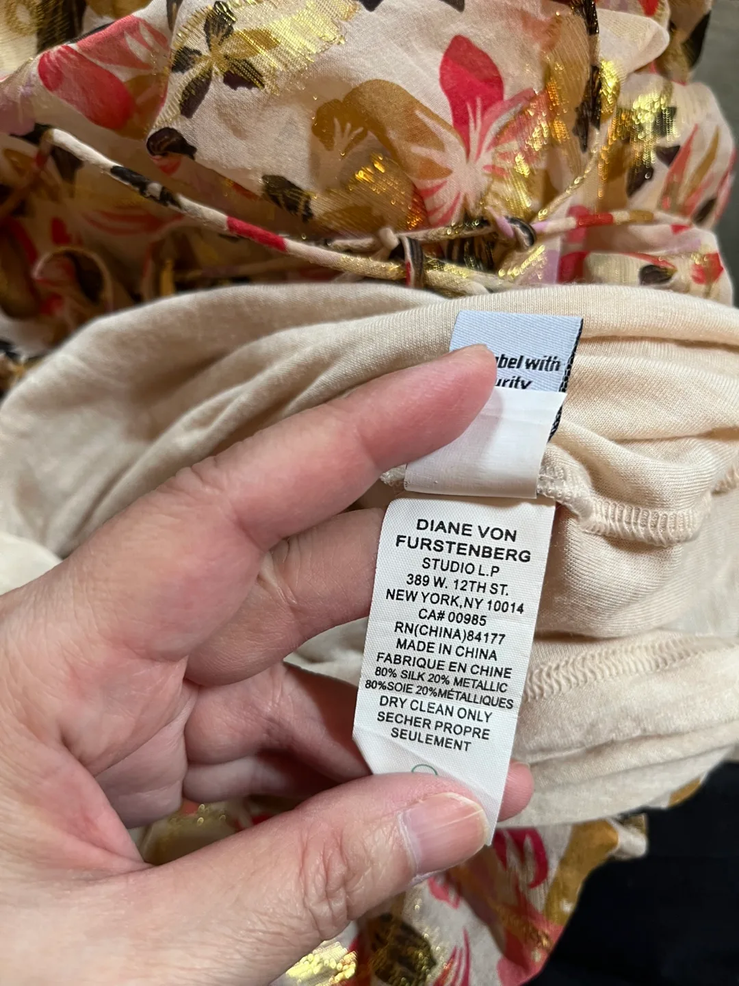 Diane von Furstenberg Floral Blouse image indicator(6)