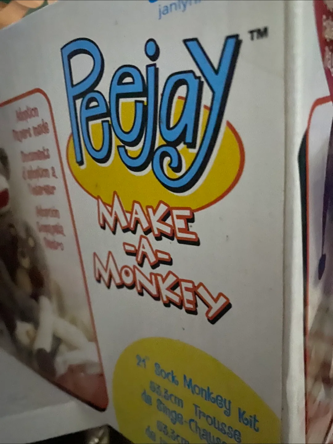 Peejay Make-A-Monkey Sock Monkey Kit thumbnail