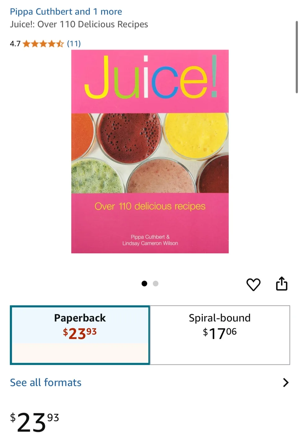 Juice!: Over 110 Healthy & Delicious Recipes image indicator(2)