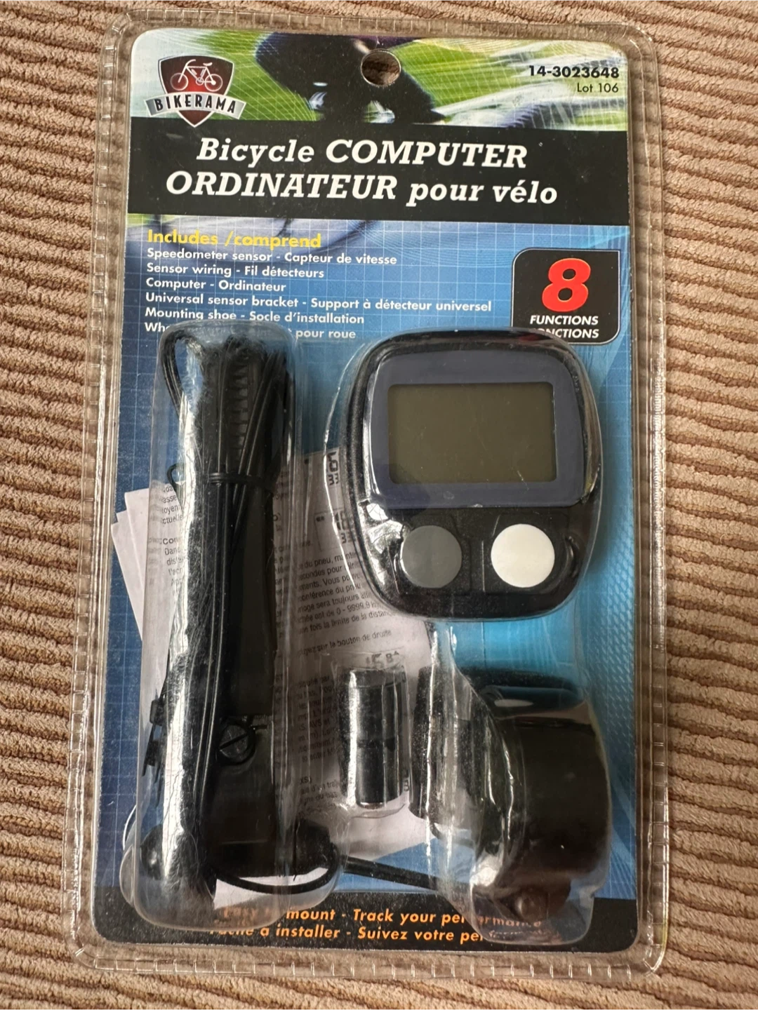 Bikerama Bicycle Computer - New in Package