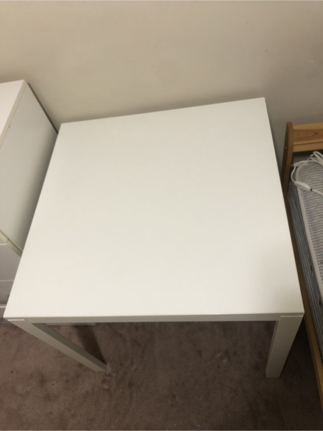 IKEA White Wooden Table - photo 2