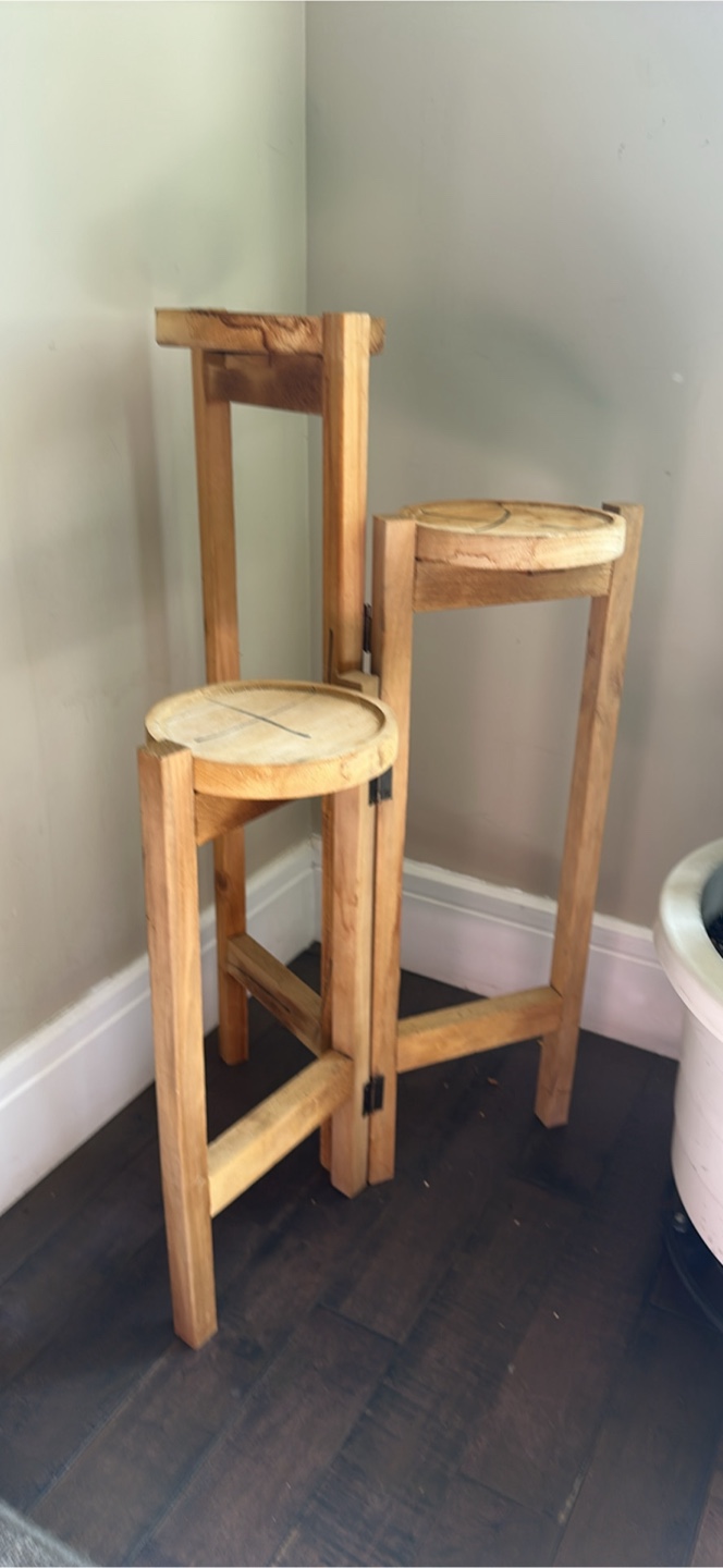Wooden Plant Stand - photo 2