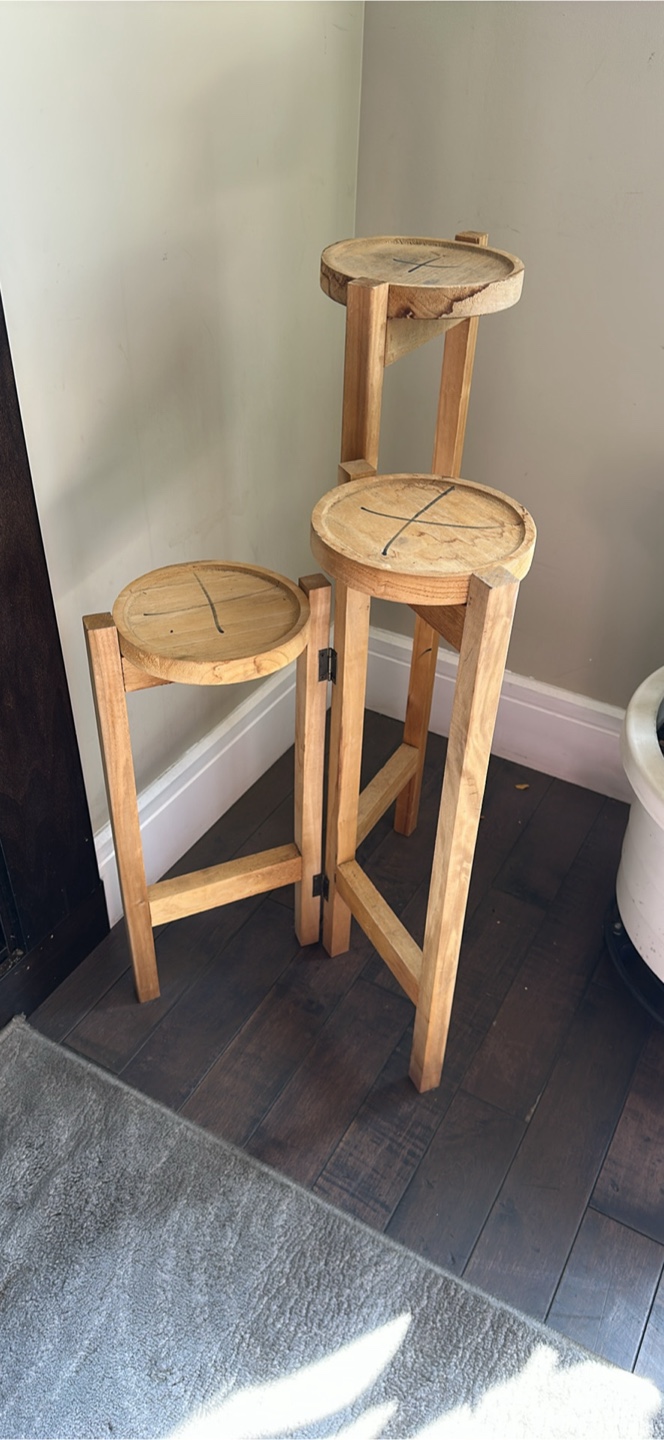 Wooden Plant Stand - photo 3