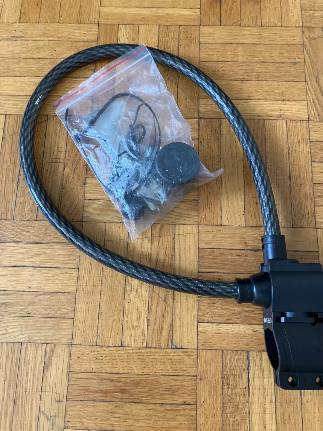 Bike Lock with Mounting Bracket and Keys