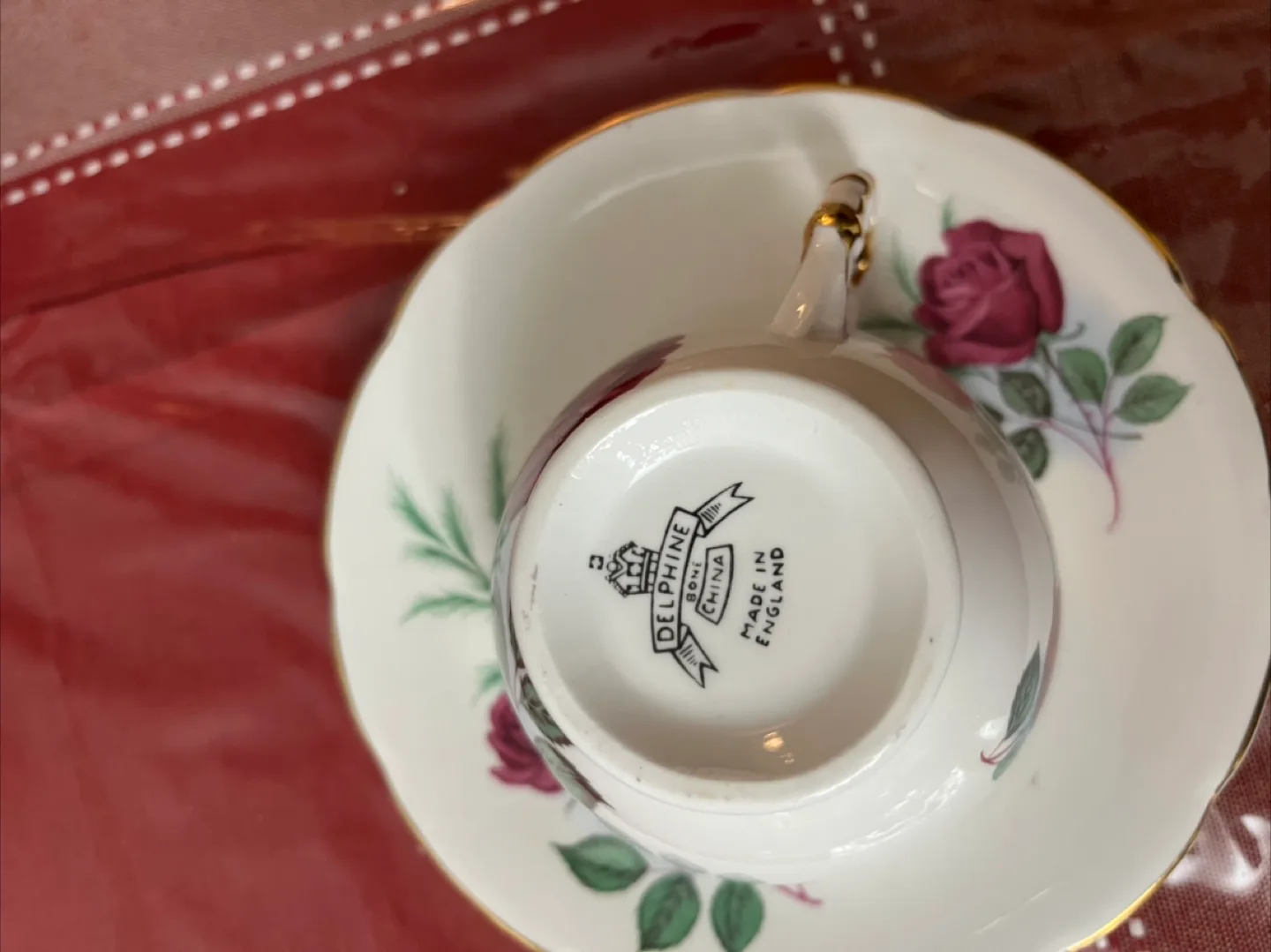 Delphine China Tea Cup & Saucer Set image indicator(3)