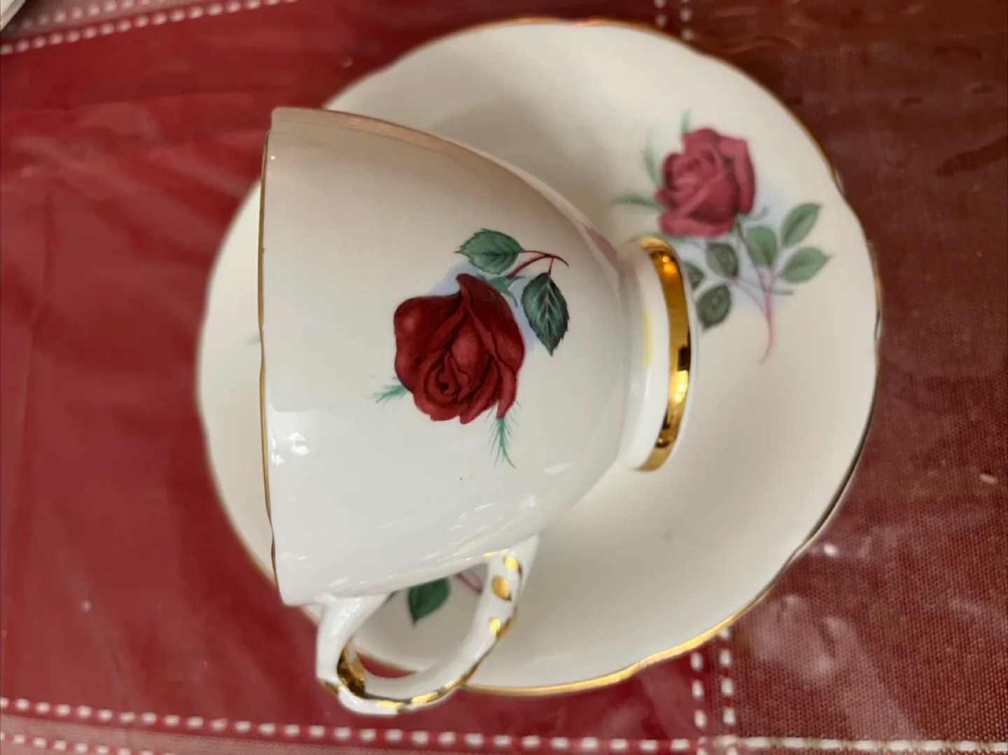 Delphine China Tea Cup & Saucer Set thumbnail