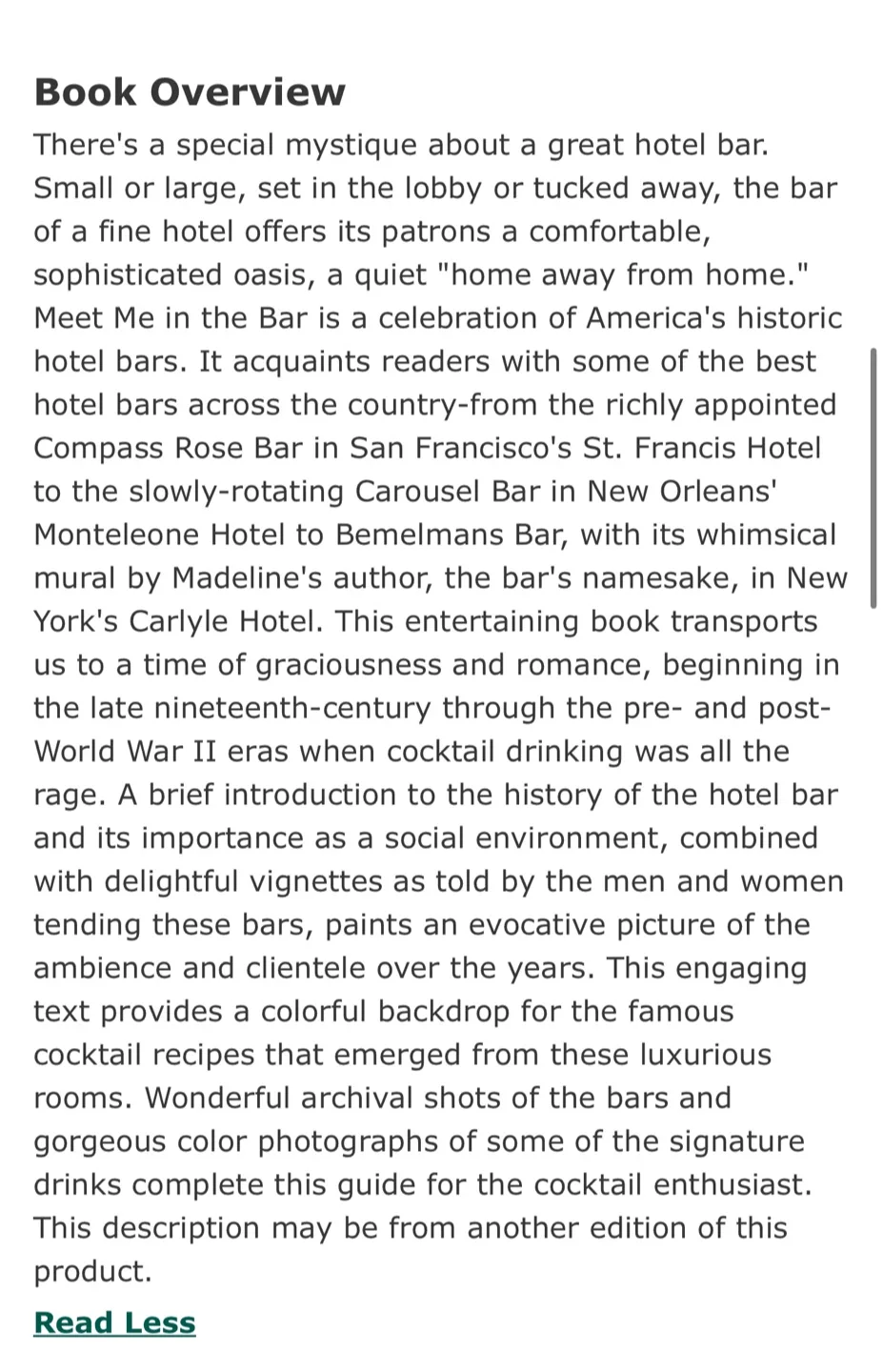 Meet Me in the Bar: Classic Drinks Book image indicator(3)