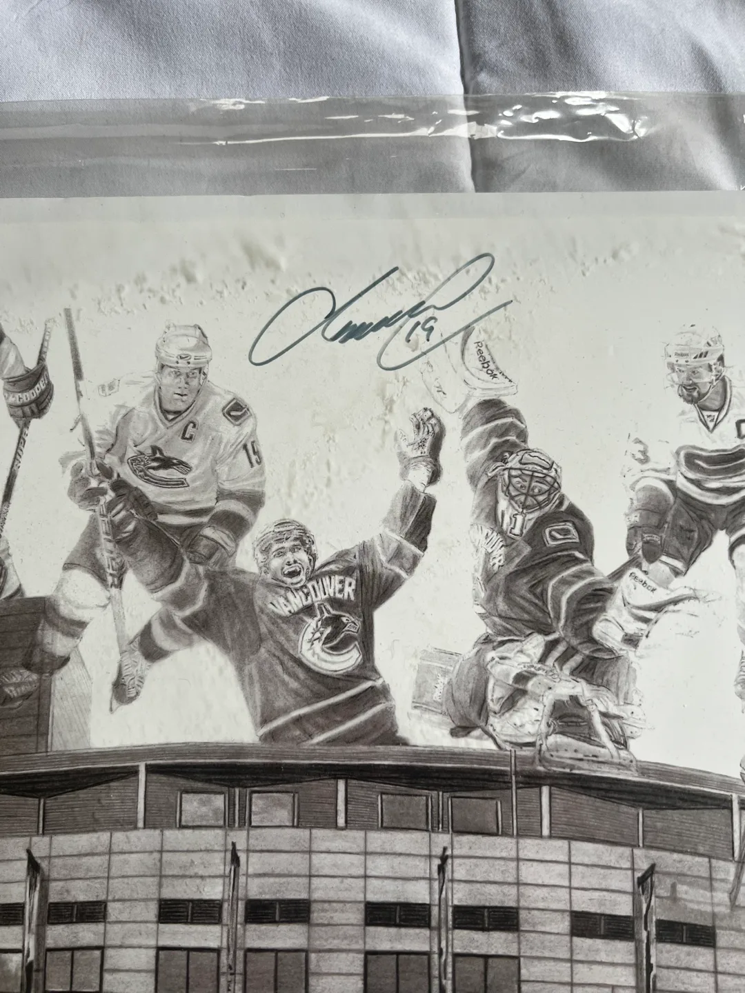 "WE ARE ALL CANUCKS" L.E. Print signed by Markus Naslund image indicator(2)