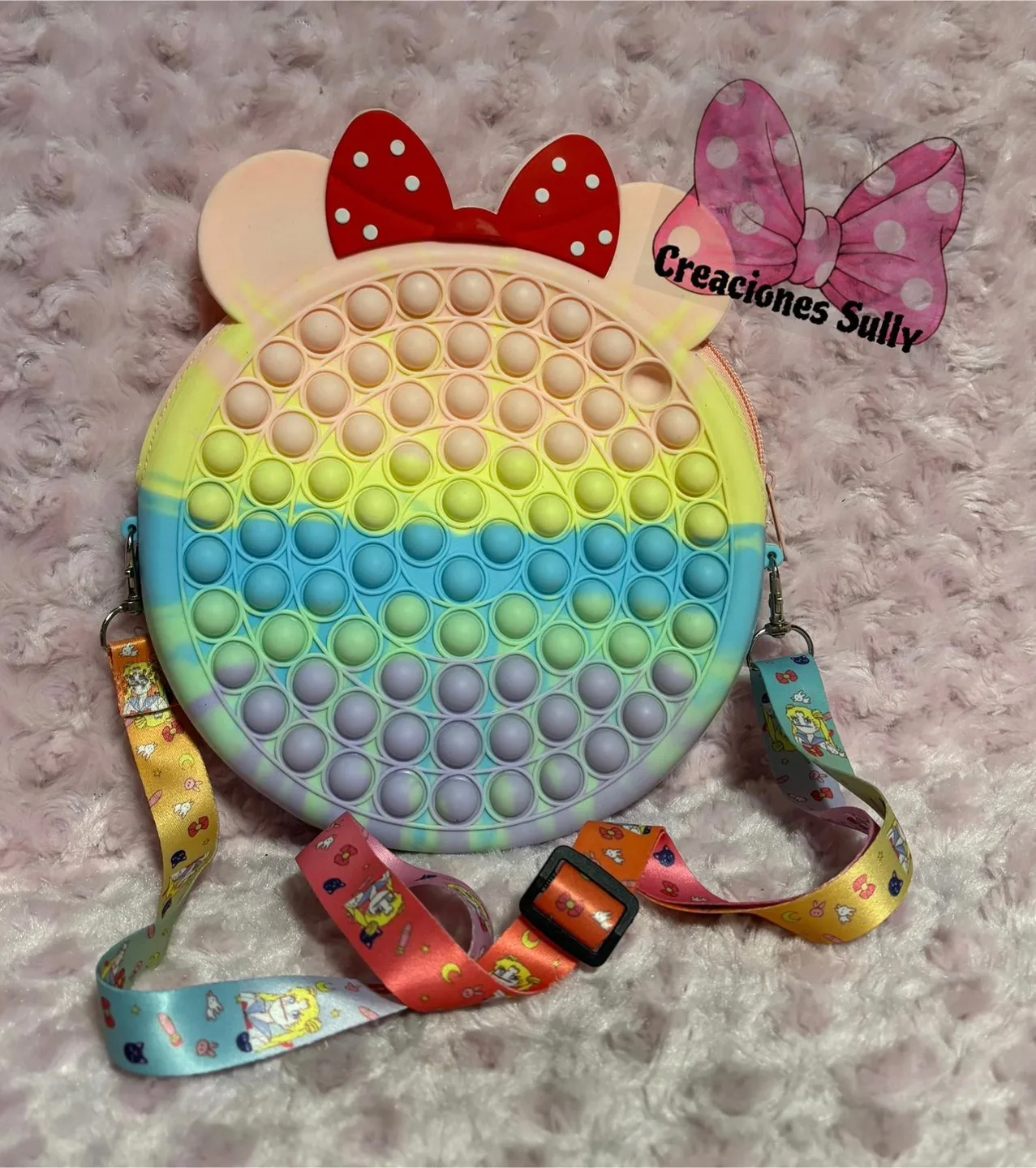 Minnie Mouse Rainbow Pop It Purse thumbnail