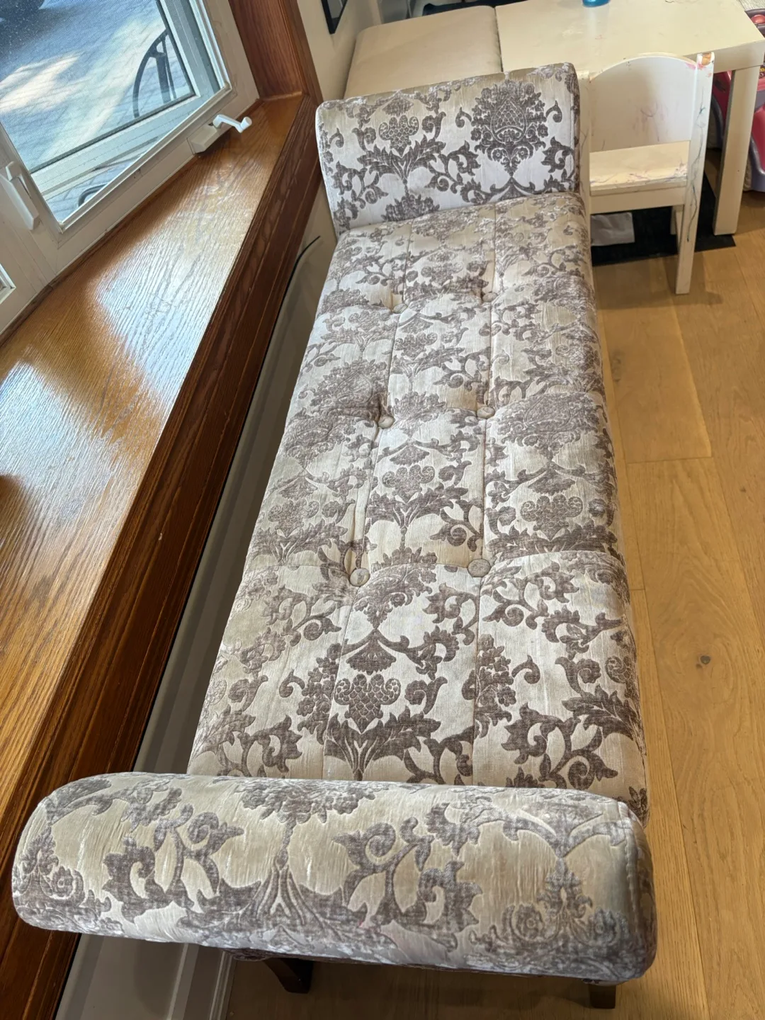 Floral Pattern Storage Bench image indicator(2)