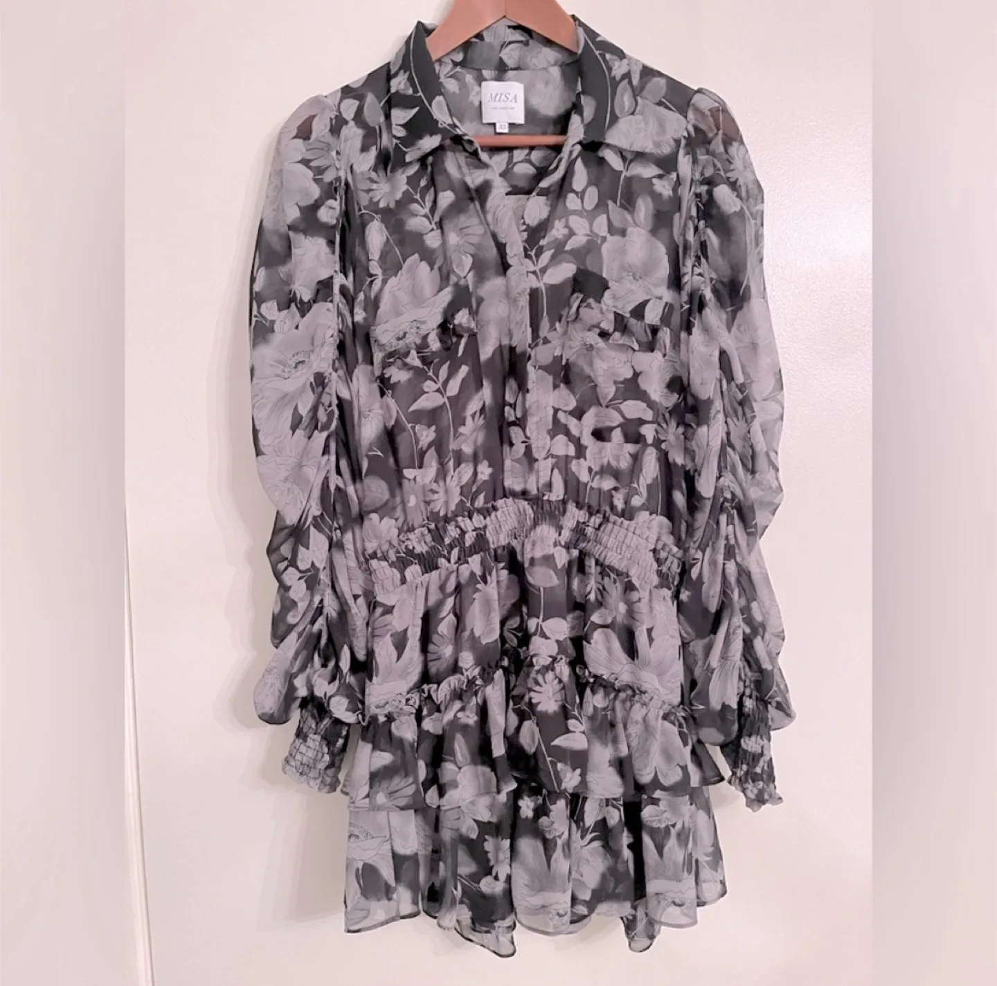 MISA Los Angeles Floral Print Mini Dress image indicator(3)