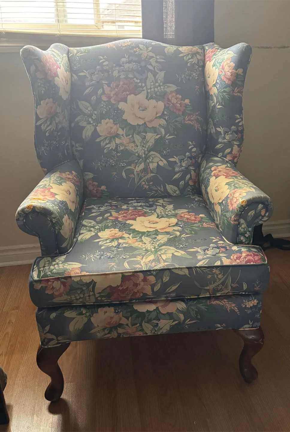 Floral Wingback Armchair thumbnail