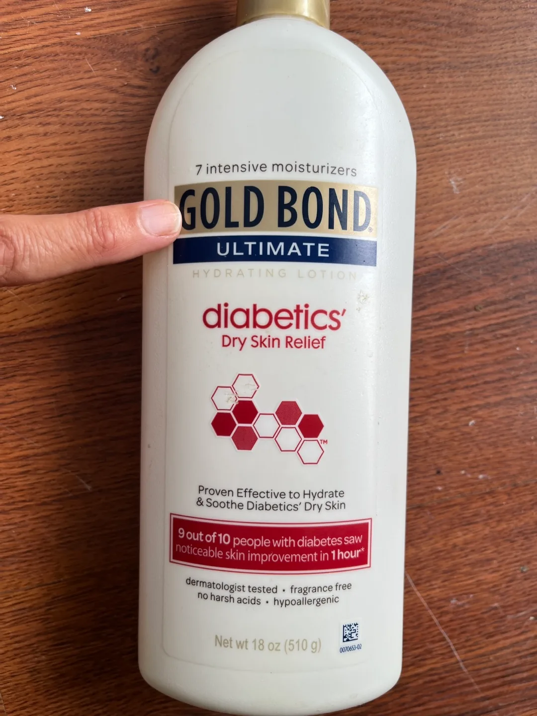 Gold Bond Ultimate Diabetics' Dry Skin Relief Lotion image indicator(3)