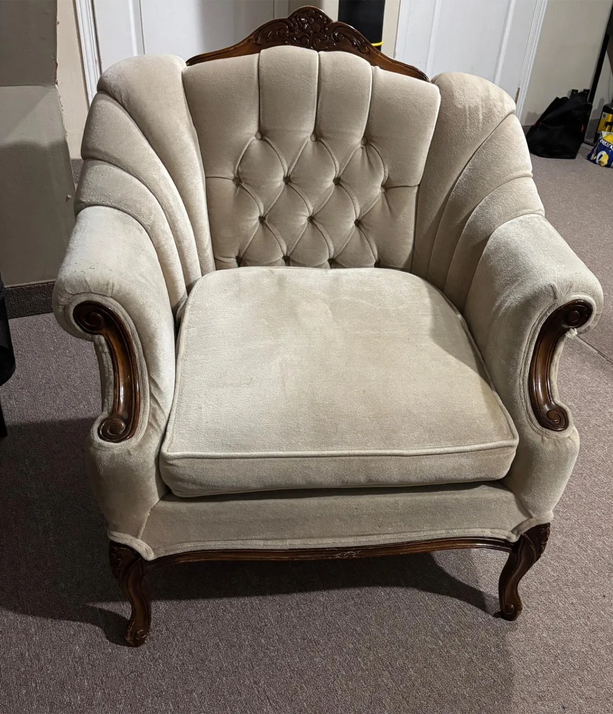 Vintage Style Sofa and Armchair Set thumbnail