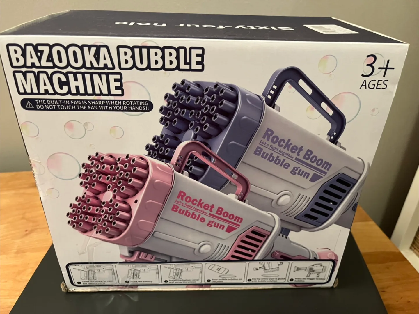 Bazooka Bubble Machine - New in Box thumbnail