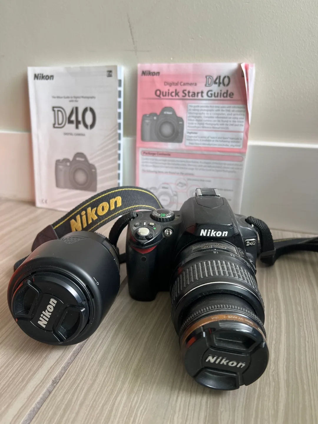 Nikon D40 Digital Camera with 55-200mm & 18-55mm Lenses