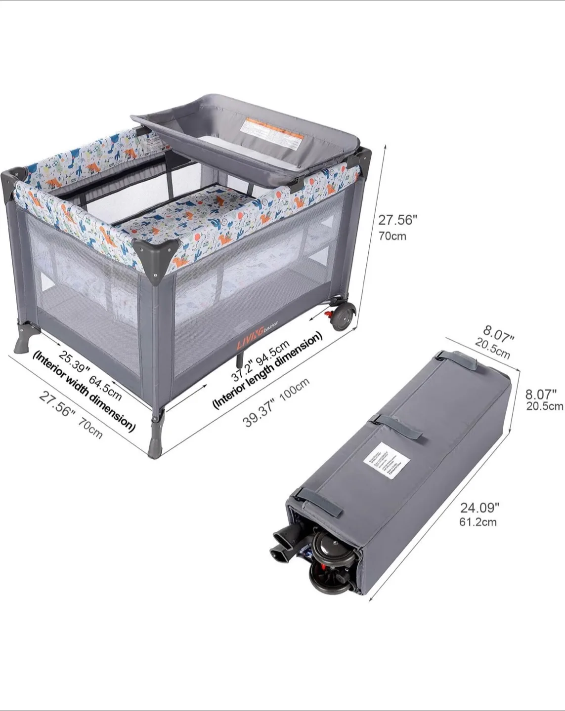 Living Basics Baby Bed Playard image indicator(6)