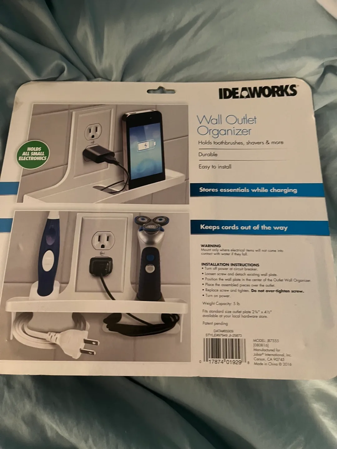 IdeaWorks Wall Outlet Organizer - New in Package image indicator(2)