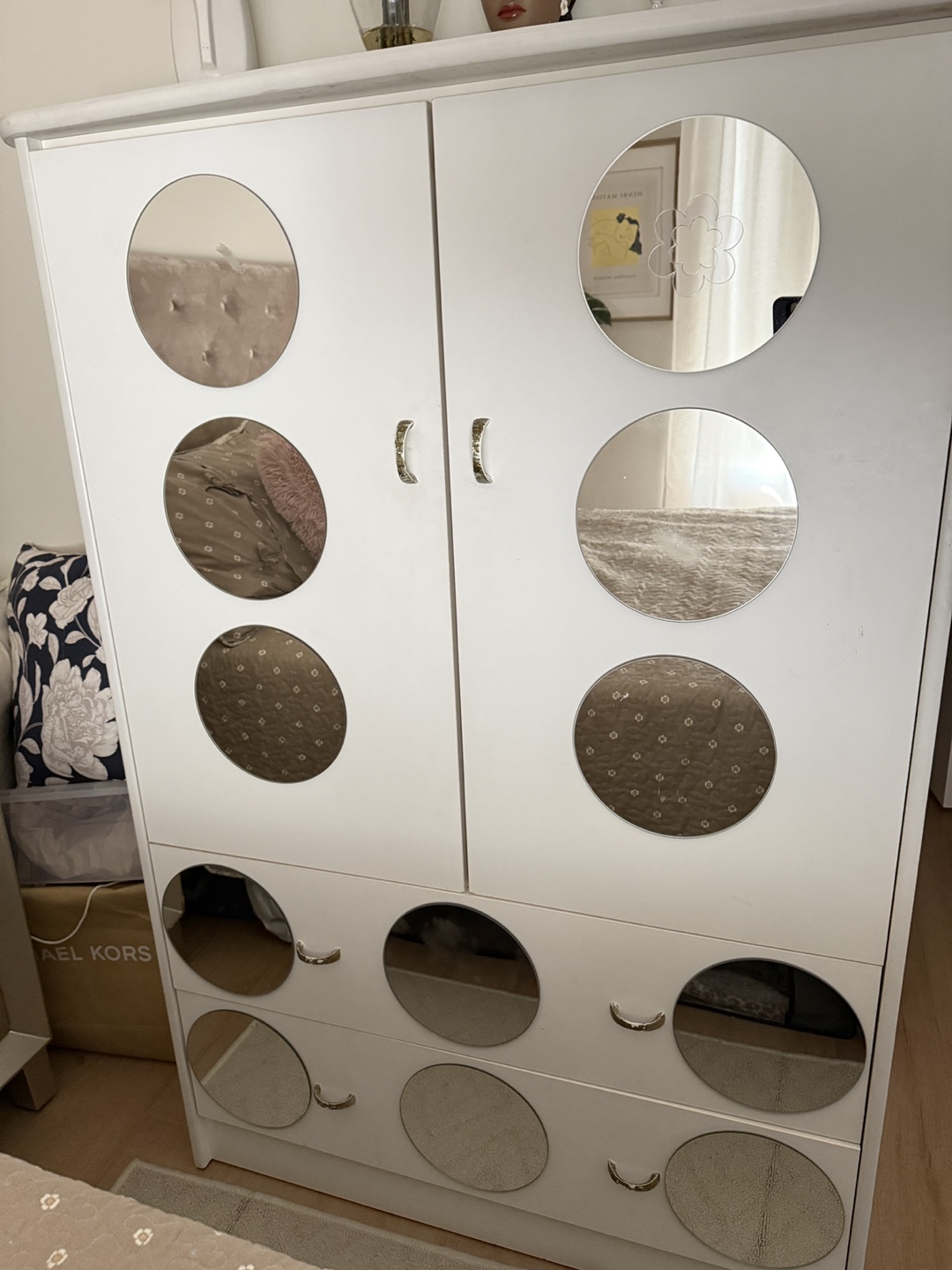 White armoire