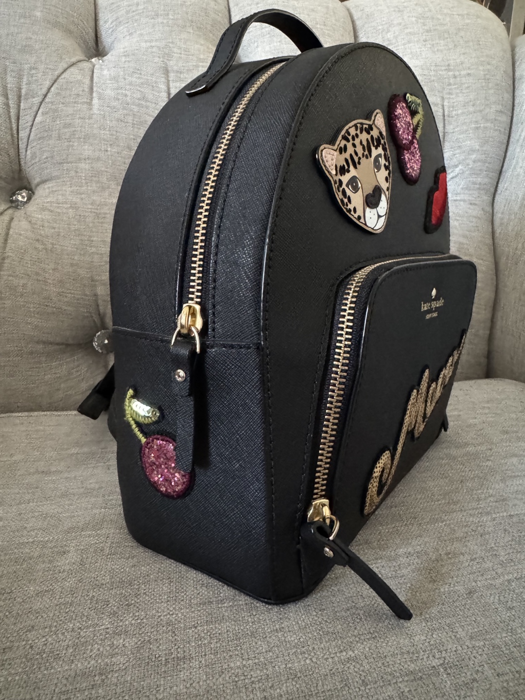 Kate Spade Black Meow Backpack - photo 3