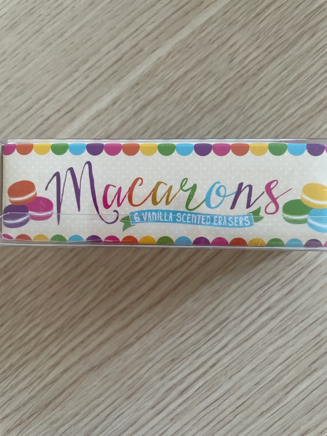 Macarons Vanilla Scented Erasers image indicator(2)