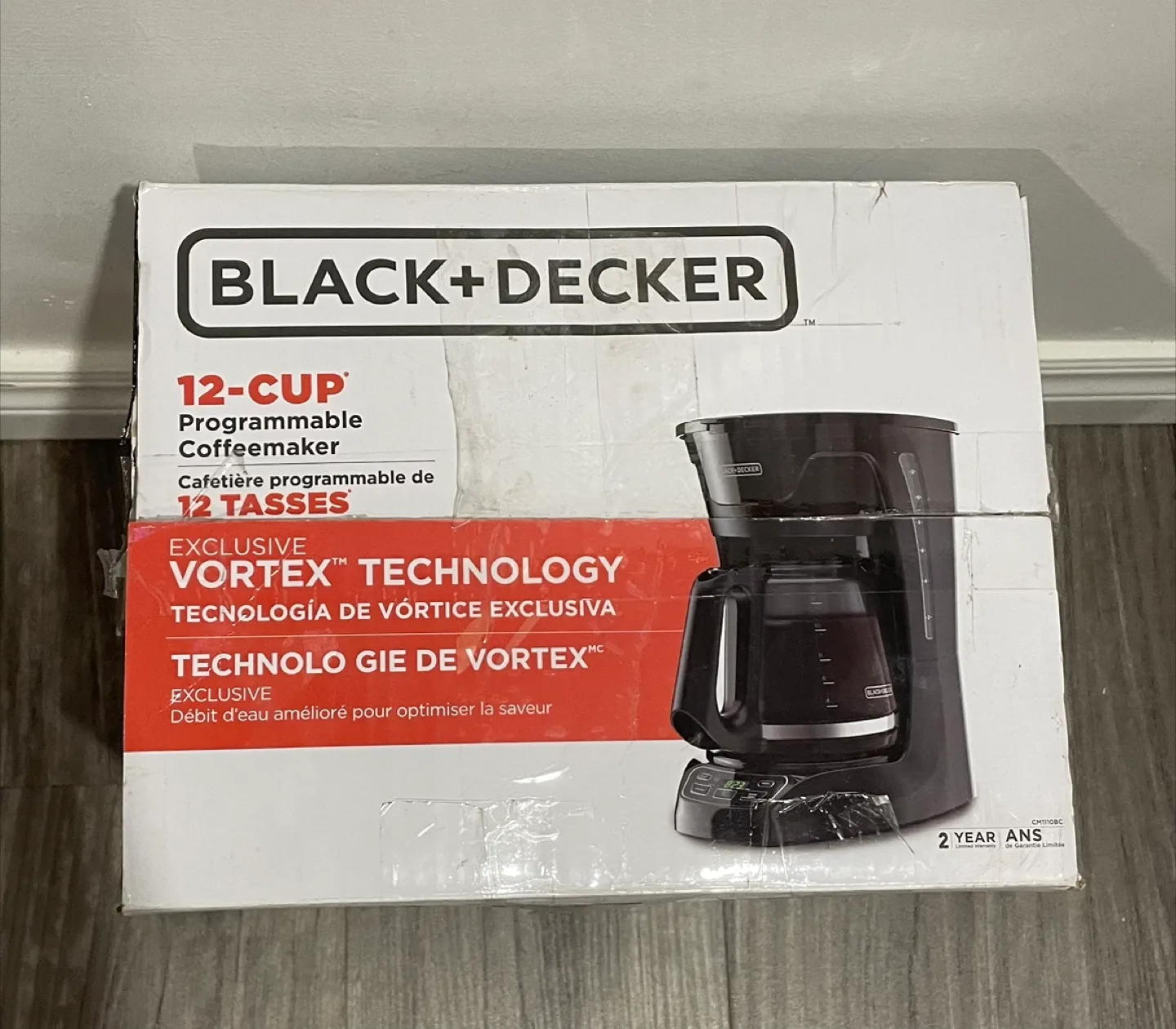 NEW BLACK+DECKER 12-Cup Programmable Coffeemaker (Sealed Box) image indicator(6)