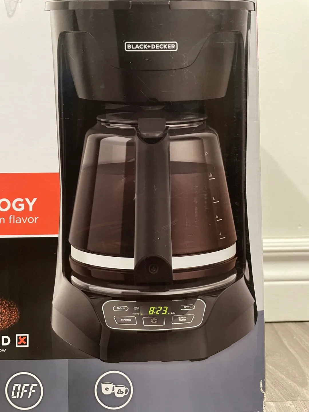 NEW BLACK+DECKER 12-Cup Programmable Coffeemaker (Sealed Box) image indicator(4)