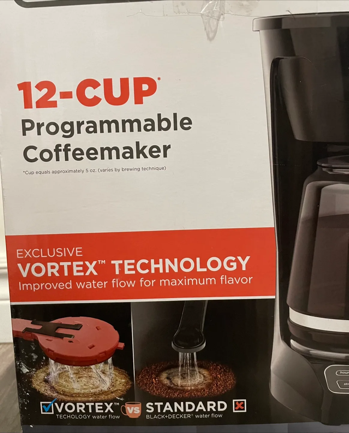 NEW BLACK+DECKER 12-Cup Programmable Coffeemaker (Sealed Box) image indicator(5)