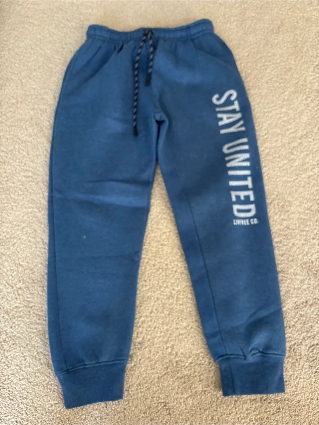 Livfree 'Stay United' Blue Sweatpants - Size 30 thumbnail