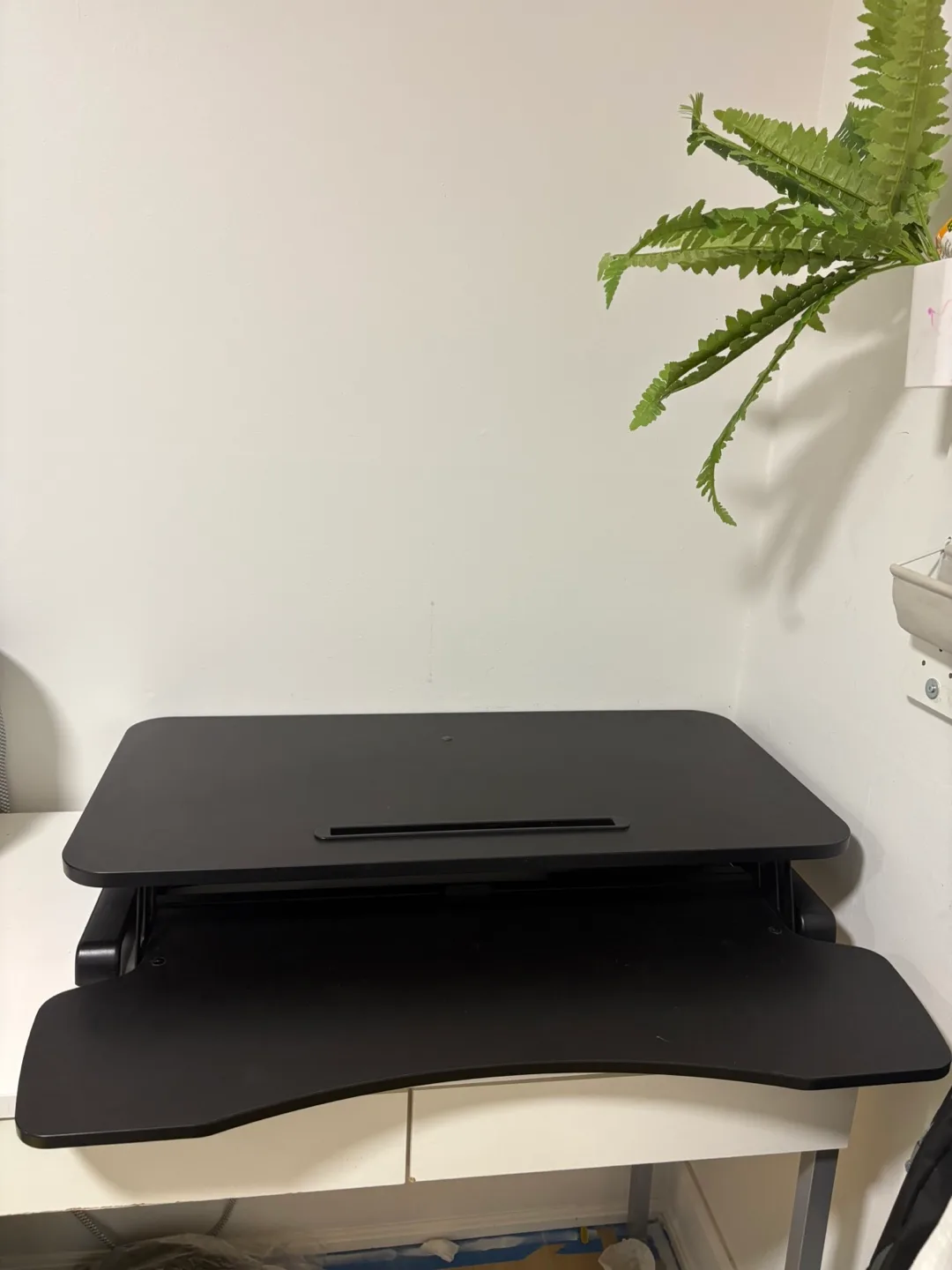 Black Sit Stand Desk Riser image indicator(5)