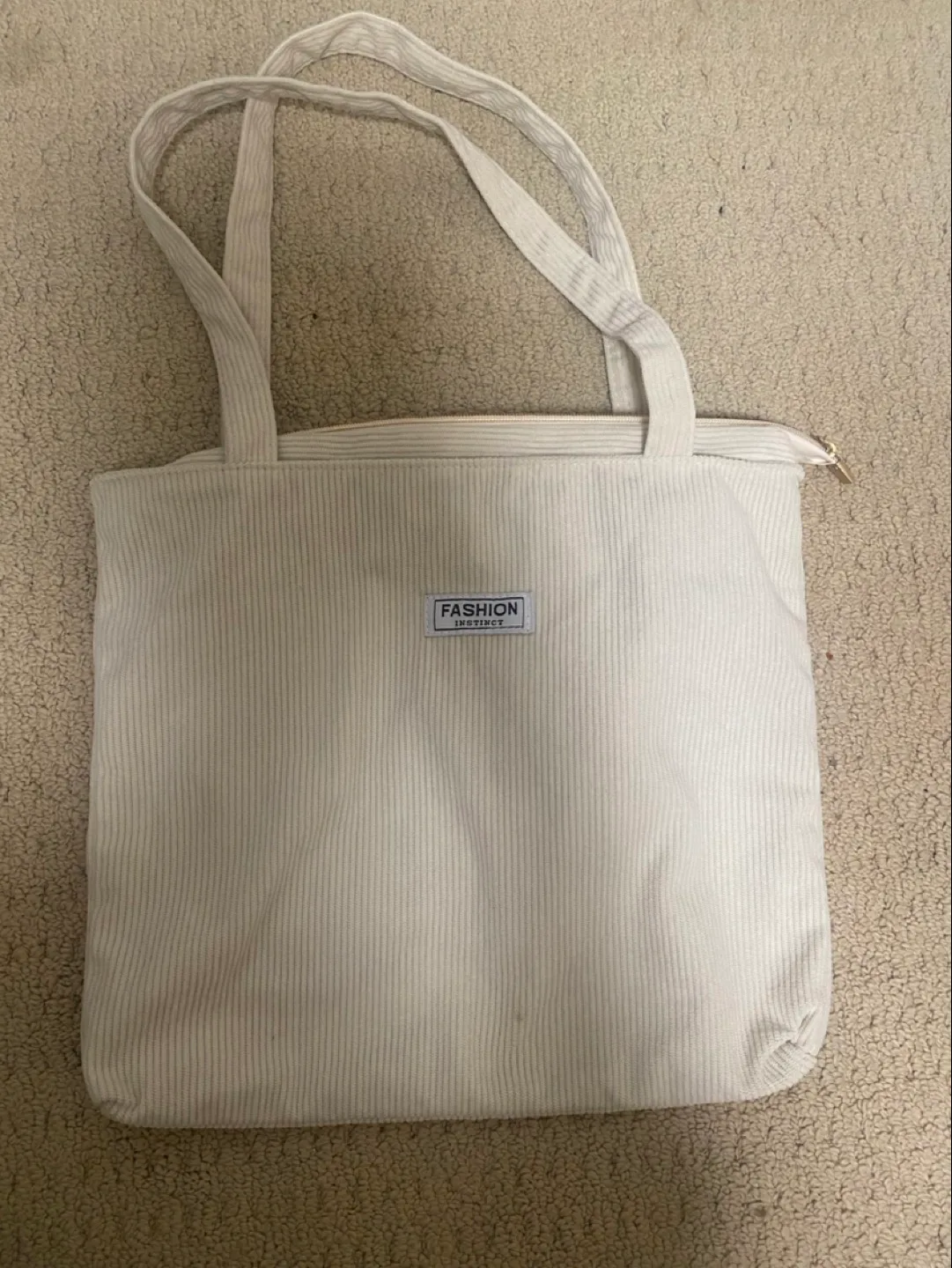 Corduroy Tote Bag - Fashion Bag thumbnail