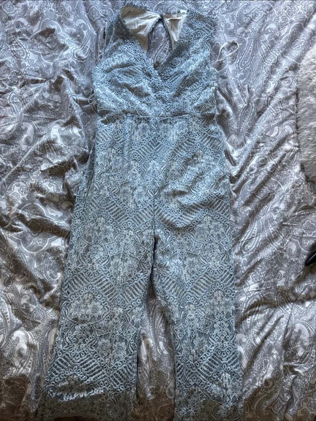 Foxiedox Lace Jumpsuit - Size L thumbnail