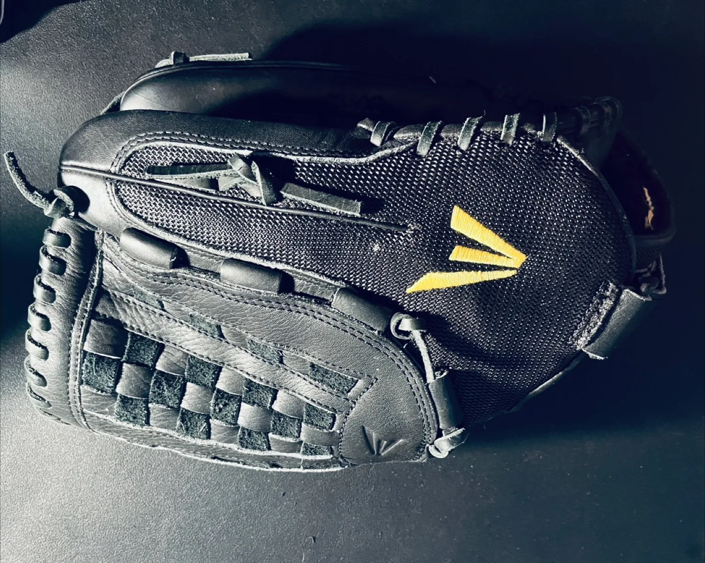 Easton Men’s Soft Ball Glove - Black thumbnail