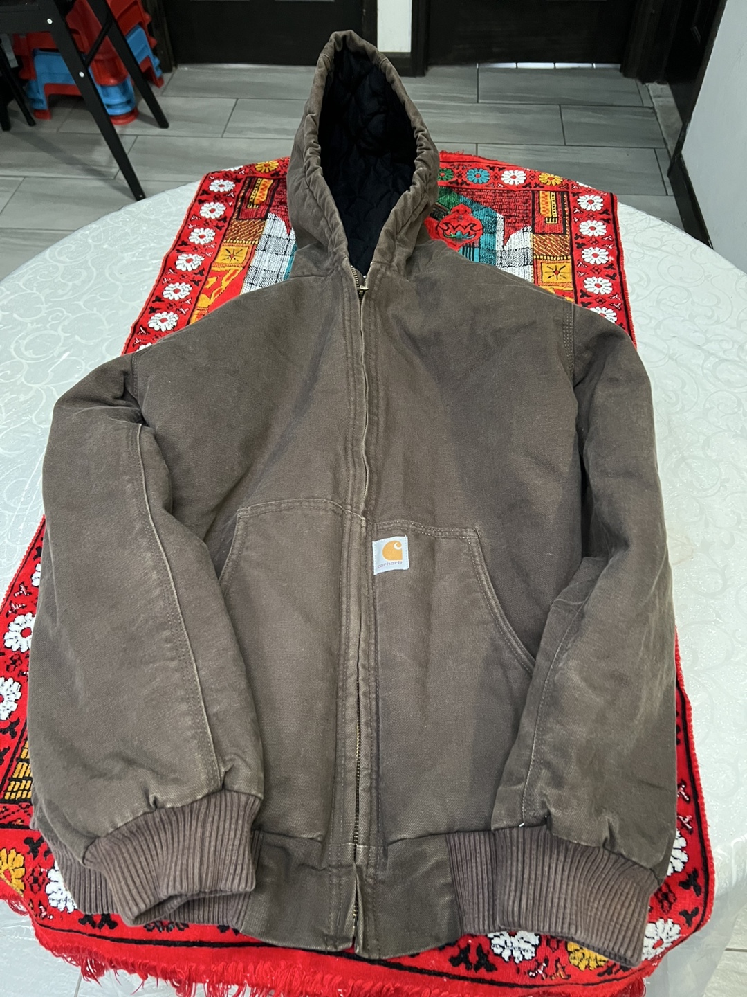 Carhartt Brown Hooded Jacket - Size S - photo 2