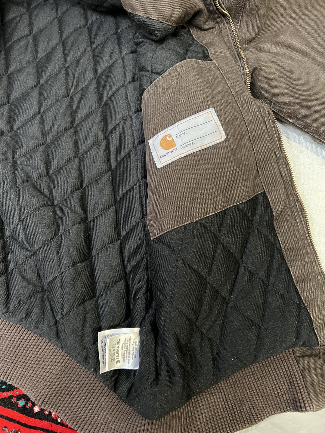 Carhartt Brown Hooded Jacket - Size S - photo 4